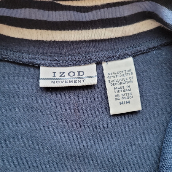 Izod Movement Blue Striped Track Suit Women M - Picture 8 of 15